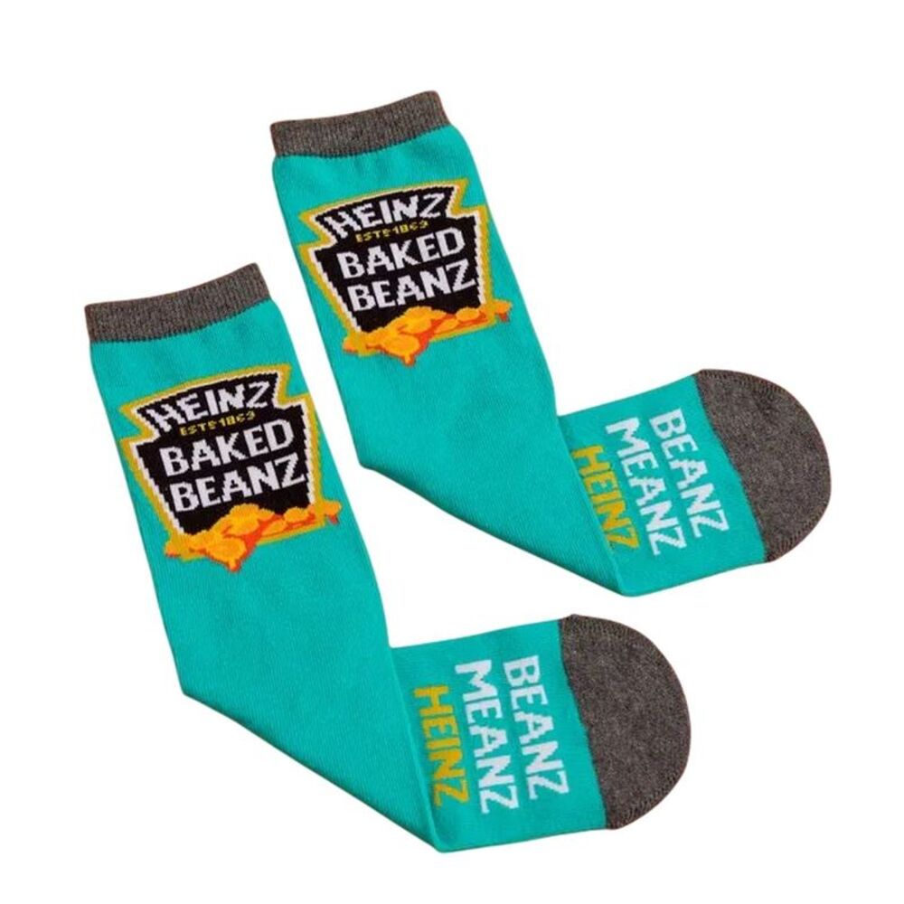 Heinz Unisex Adult Baked Beans Socks / Green